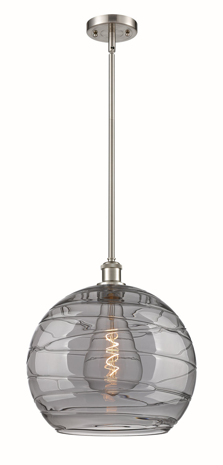 Innovations Lighting Athens Deco Swirl 14" Pendant - Brushed Satin Nickel Pendants Innovations Lighting   