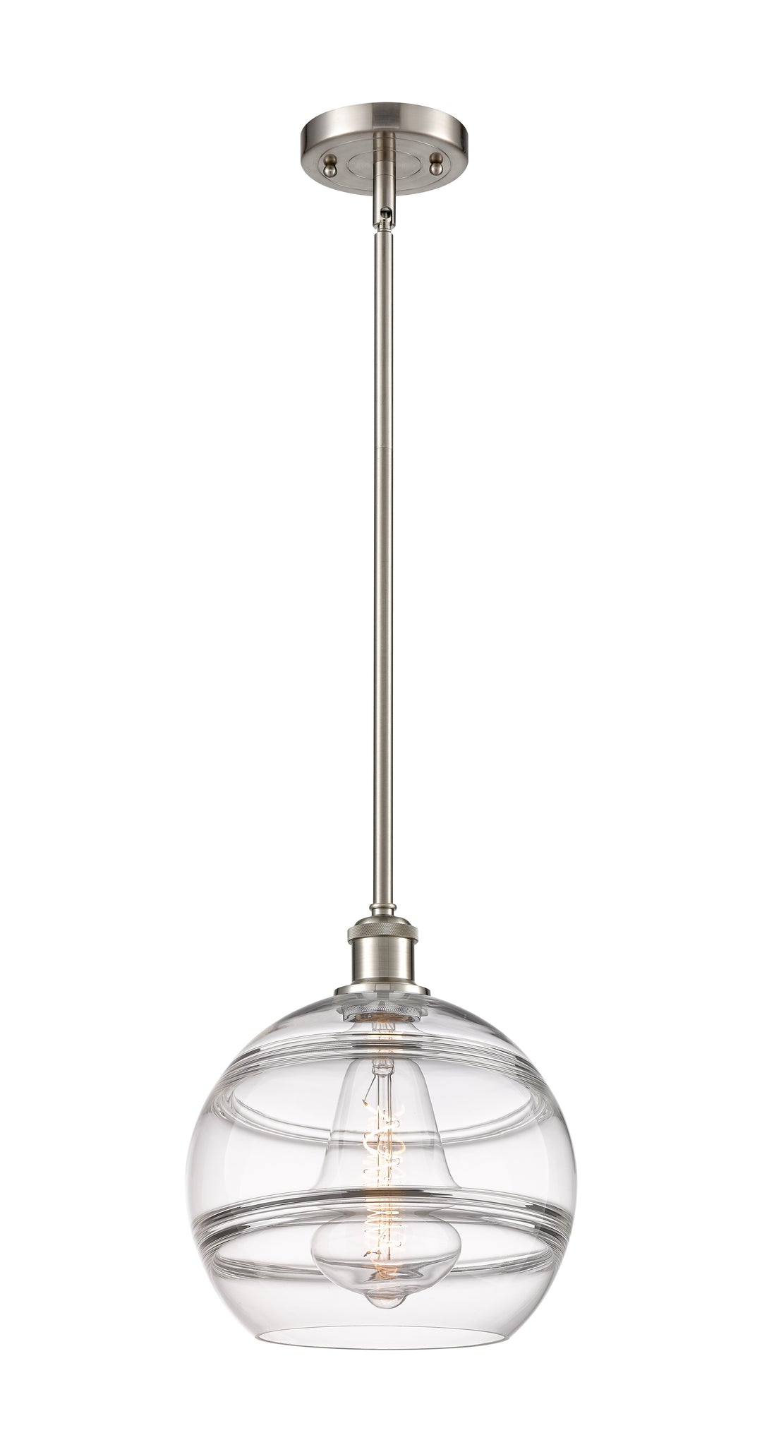 Innovations Lighting Rochester 10" Mini Pendant - Brushed Satin Nickel Mini-Pendants Innovations Lighting   