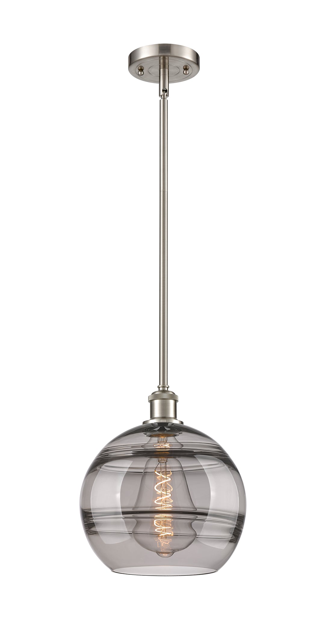 Innovations Lighting Rochester 10" Mini Pendant - Brushed Satin Nickel Mini-Pendants Innovations Lighting   