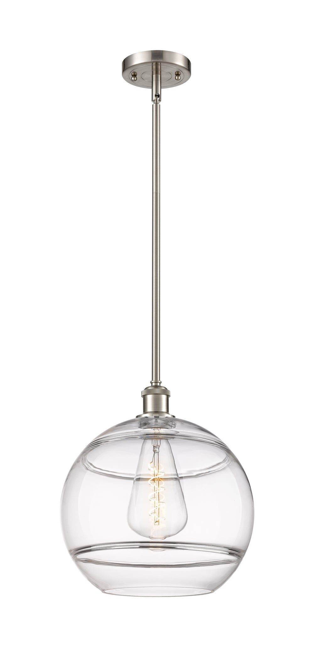 Innovations Lighting Rochester 12" Mini Pendant - Brushed Satin Nickel