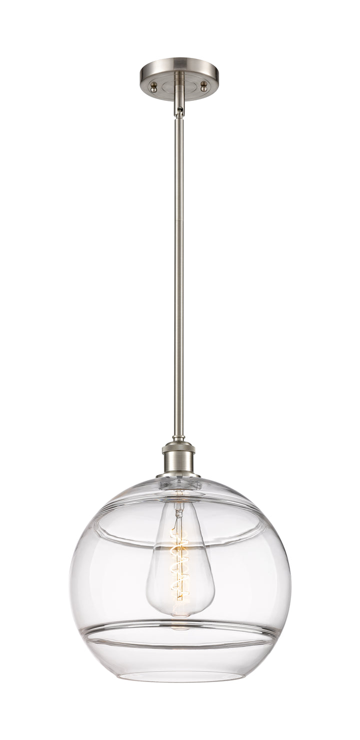 Innovations Lighting Rochester 12" Mini Pendant - Brushed Satin Nickel Mini-Pendants Innovations Lighting   