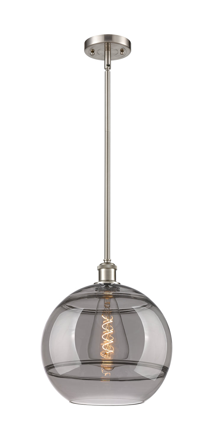 Innovations Lighting Rochester 12" Mini Pendant - Brushed Satin Nickel Mini-Pendants Innovations Lighting   