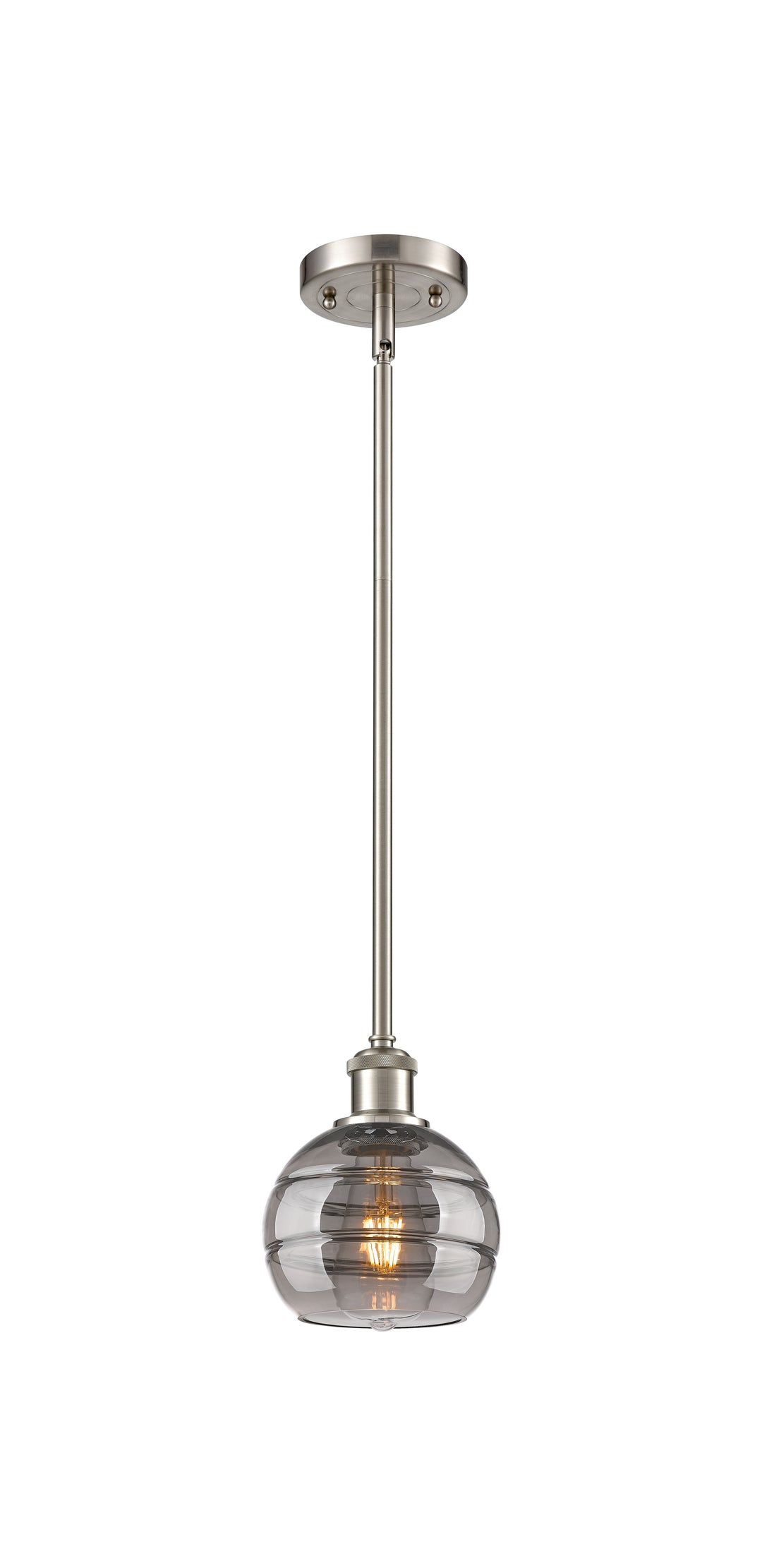 Innovations Lighting Rochester 6" Mini Pendant - Brushed Satin Nickel