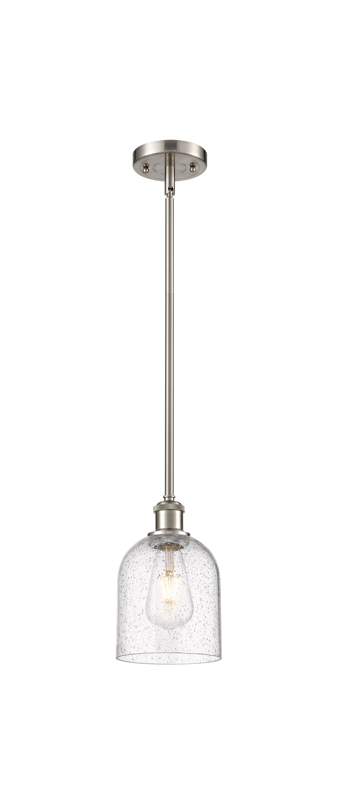 Innovations Lighting Bella 6" Mini Pendant - Brushed Satin Nickel Mini-Pendants Innovations Lighting   