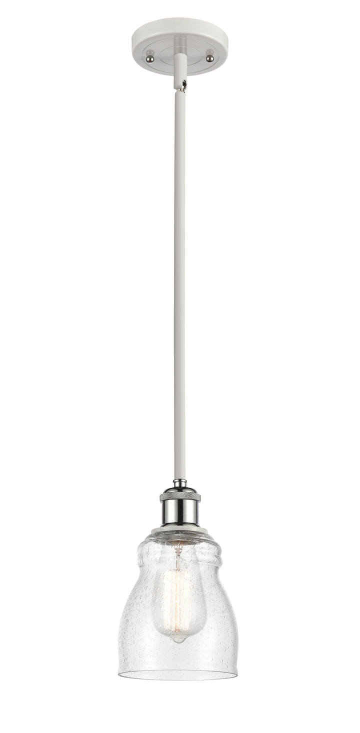 Innovations Lighting Ellery 5" Mini Pendant - White Polished Chrome