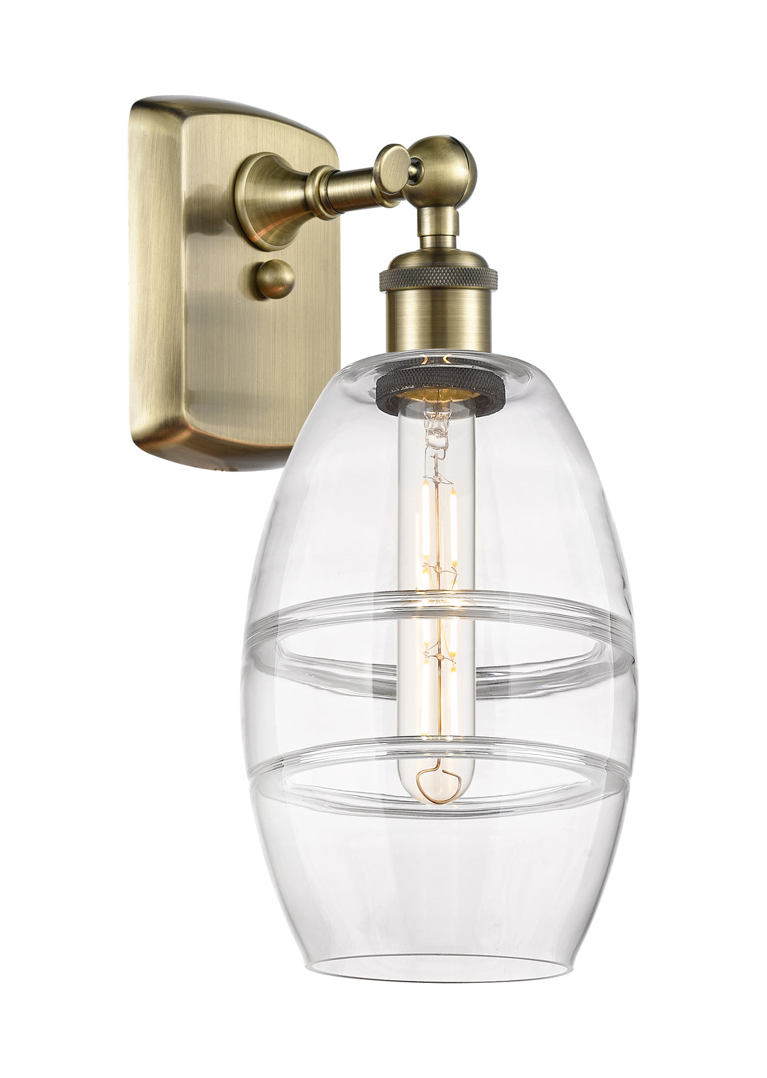 Innovations Lighting Vaz 6" Sconce - Antique Brass Wall Sconces Innovations Lighting   