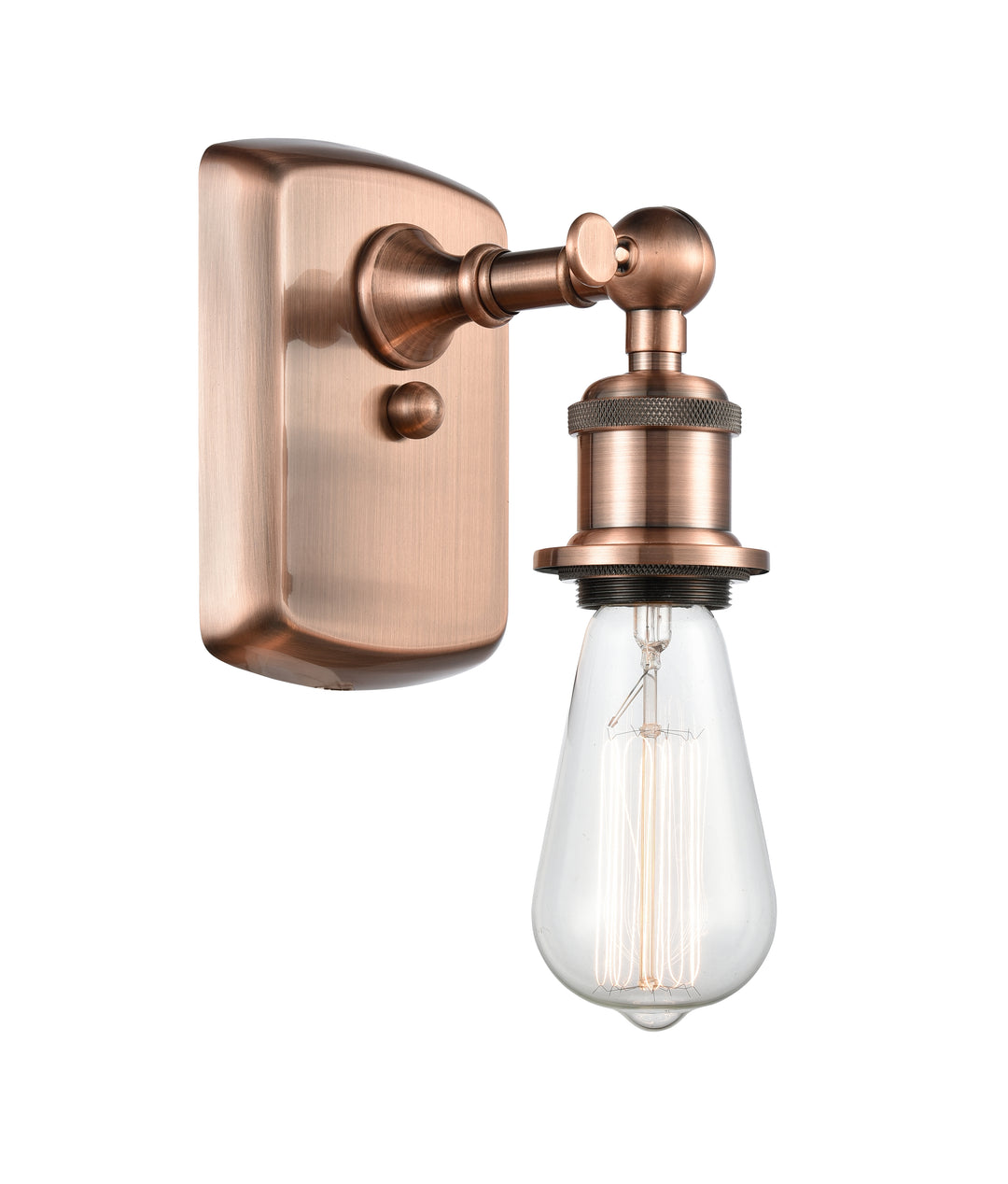 Innovations Lighting Bare Bulb Sconce - Antique Copper Wall Sconces Innovations Lighting Default Title  