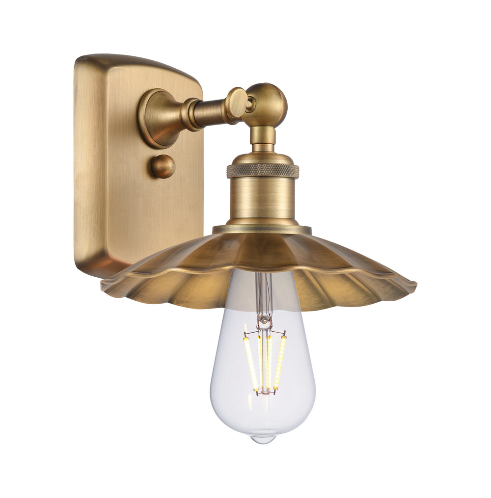 Innovations Lighting Scallop 7.5" Sconce - Brushed Brass