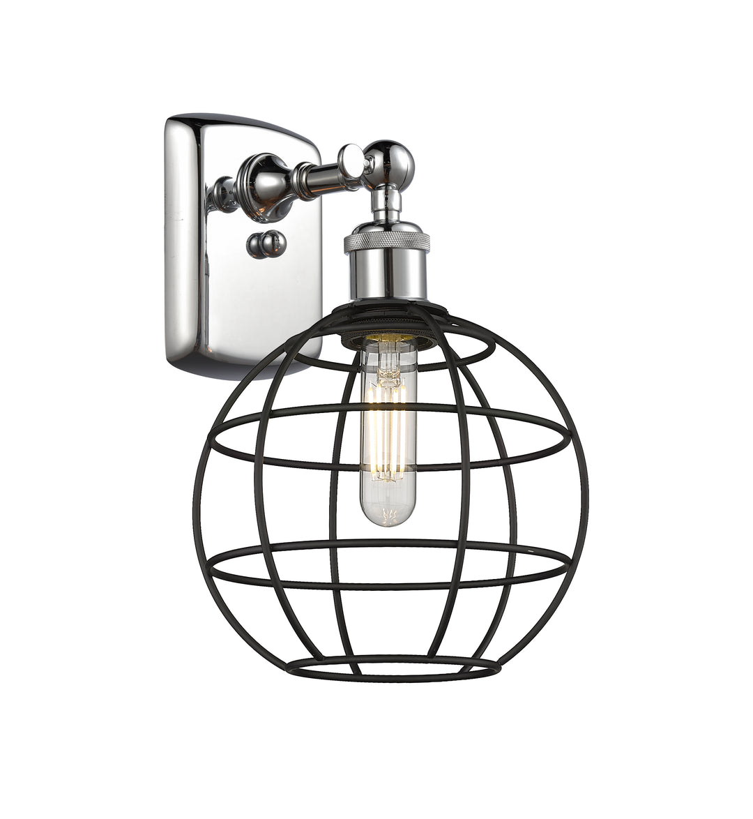 Innovations Lighting Lake Placid 8" Sconce - Polished Chrome Wall Sconces Innovations Lighting   