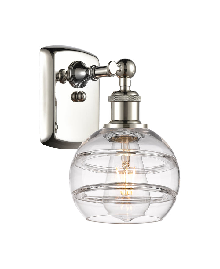 Innovations Lighting Rochester 6" Sconce - Polished Nickel Wall Sconces Innovations Lighting   