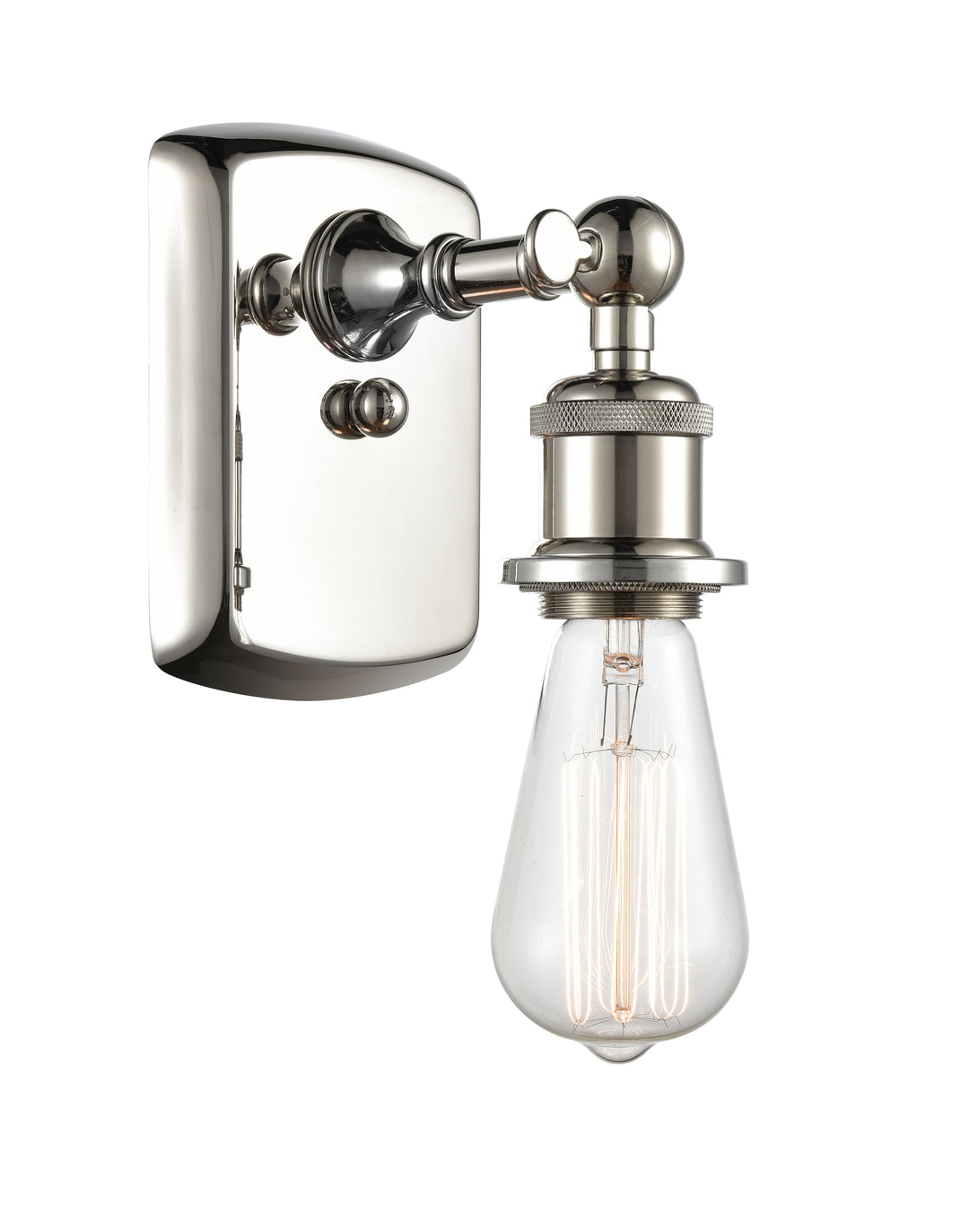 Innovations Lighting Bare Bulb Sconce - Polished Nickel Wall Sconces Innovations Lighting Default Title  