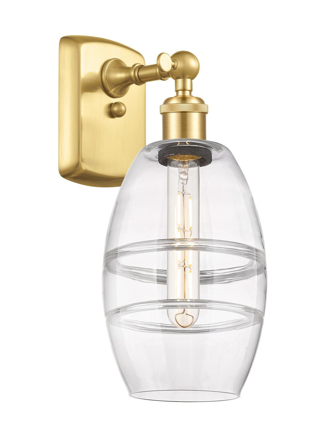 Innovations Lighting Vaz 6" Sconce - Satin Gold Wall Sconces Innovations Lighting   