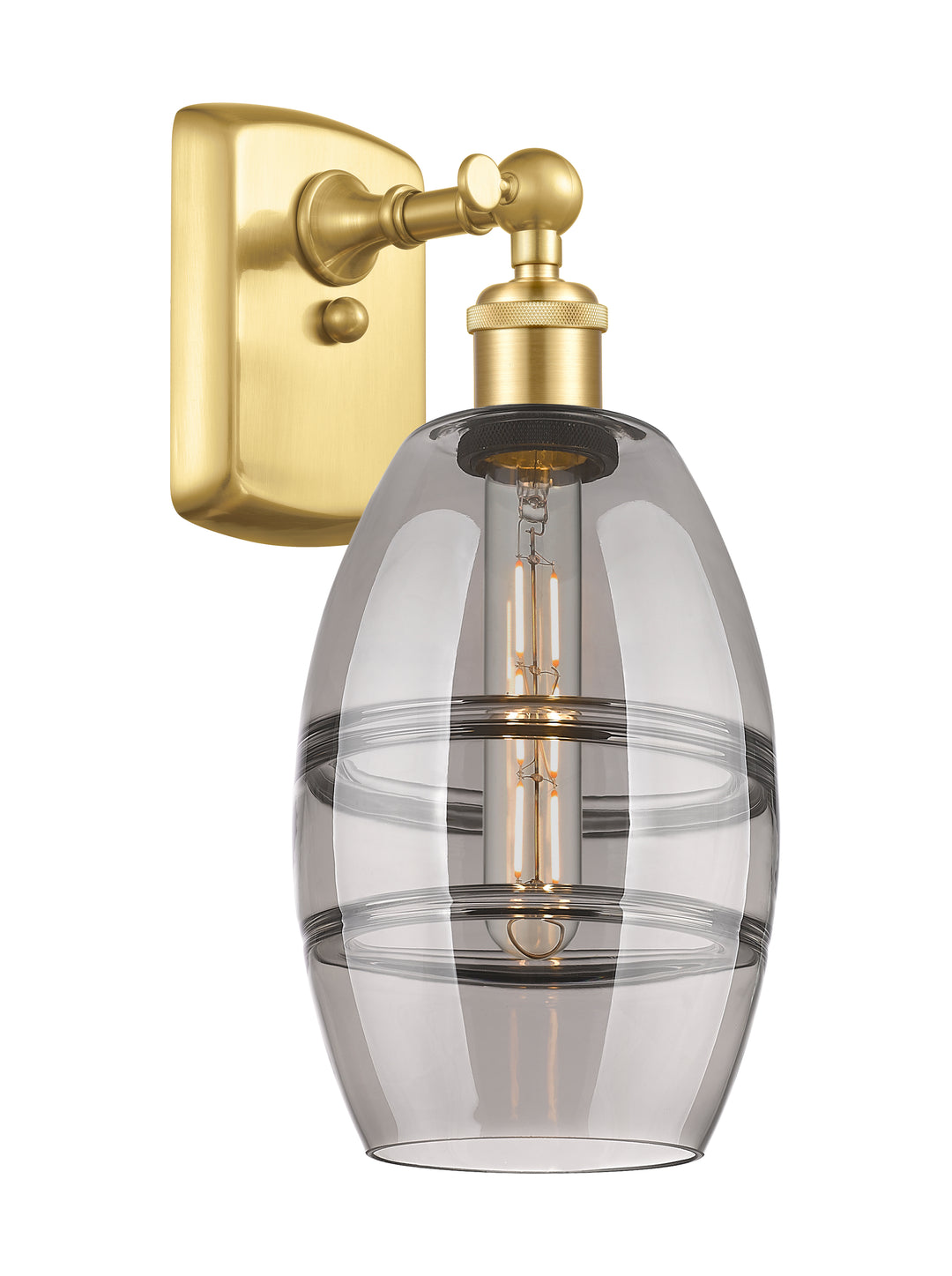 Innovations Lighting Vaz 6" Sconce - Satin Gold Wall Sconces Innovations Lighting   