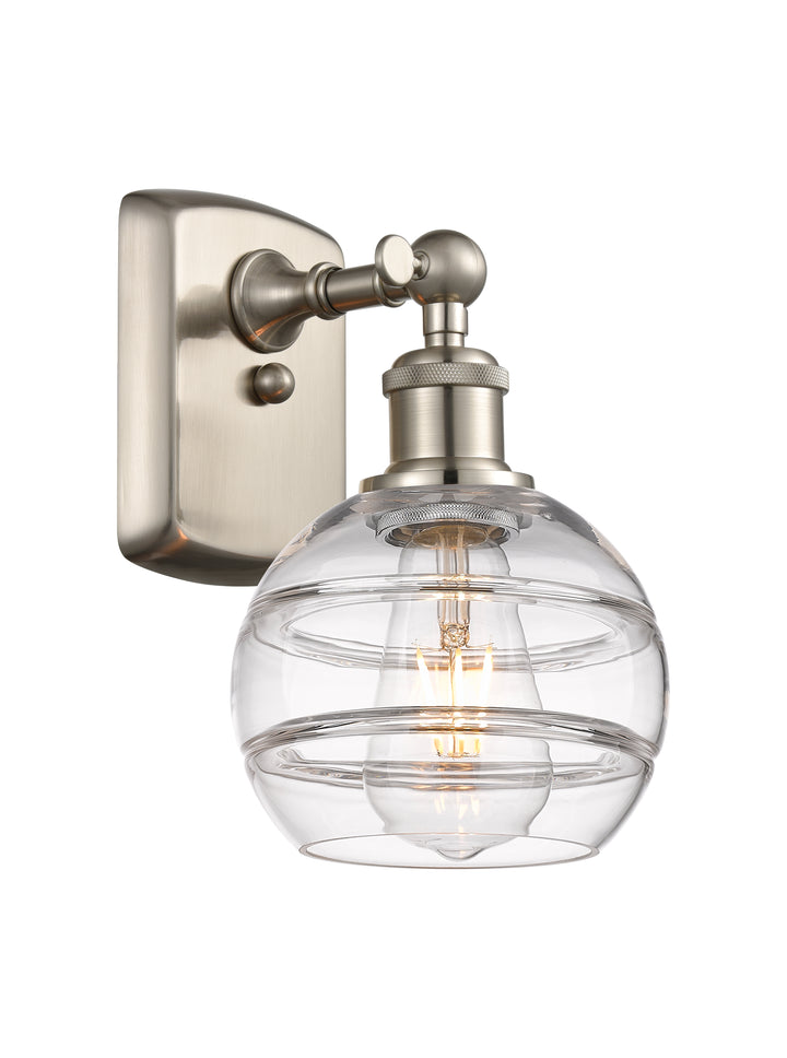 Innovations Lighting Rochester 6" Sconce - Brushed Satin Nickel Wall Sconces Innovations Lighting   