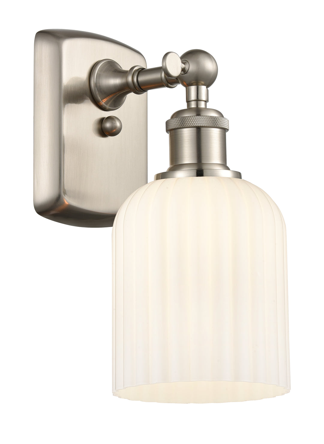 Innovations Lighting Bridal Veil 5" Sconce - Brushed Satin Nickel Wall Sconces Innovations Lighting   