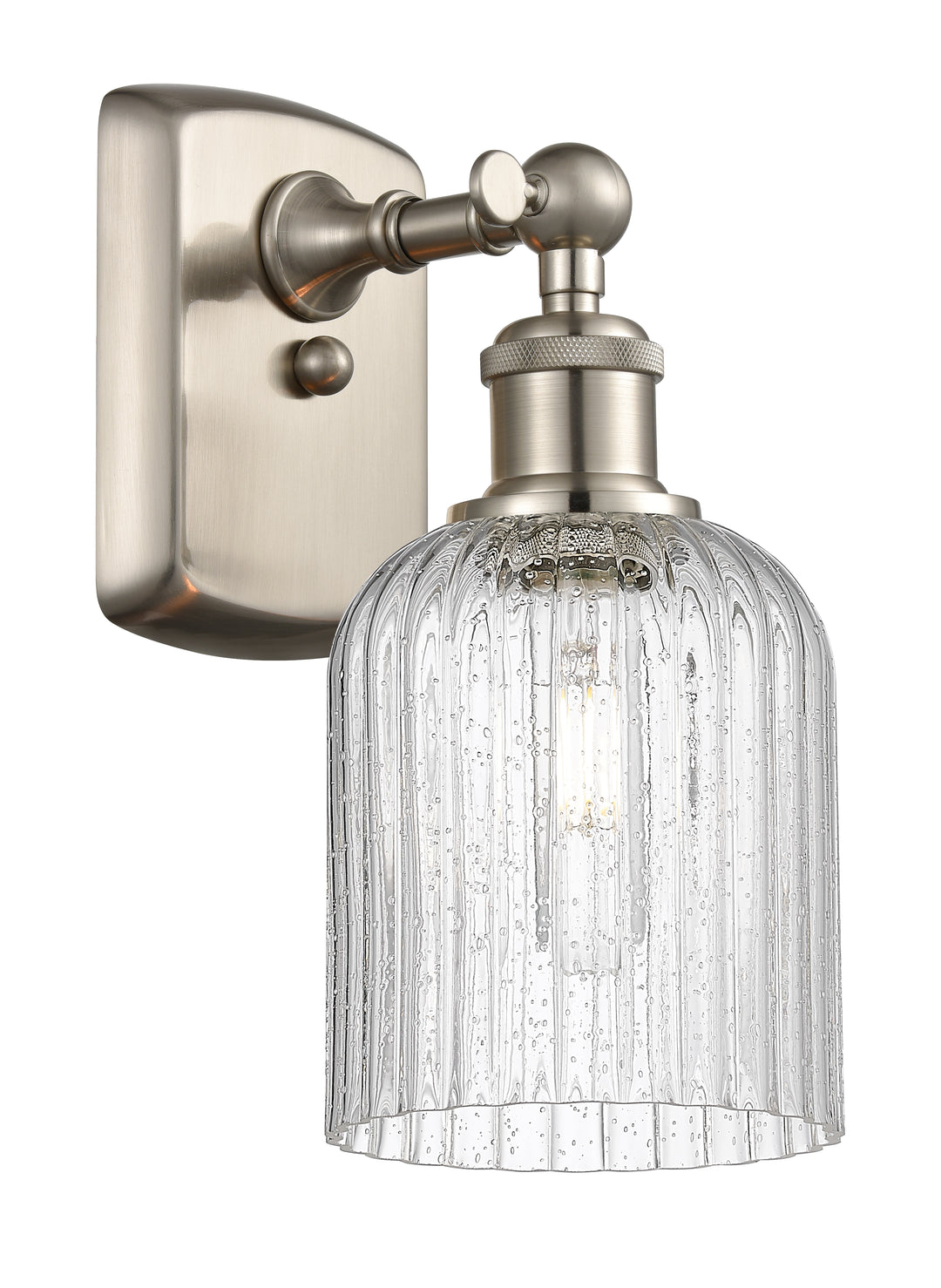 Innovations Lighting Bridal Veil 5" Sconce - Brushed Satin Nickel Wall Sconces Innovations Lighting   