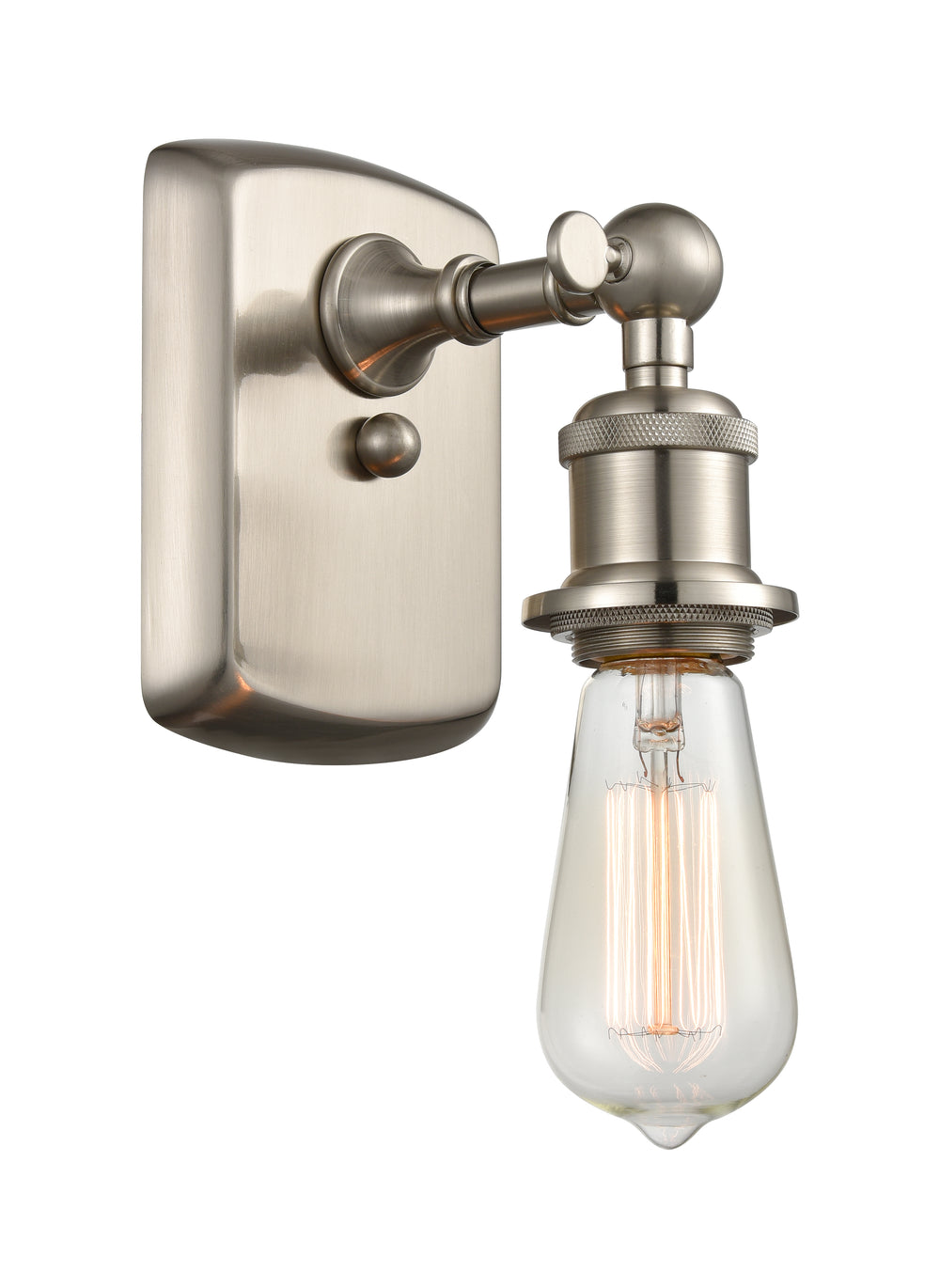 Innovations Lighting Bare Bulb Sconce - Brushed Satin Nickel