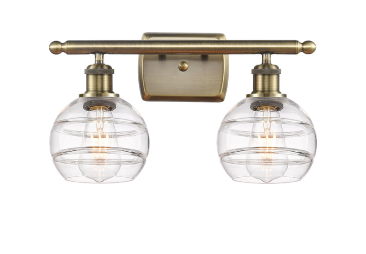 Innovations Lighting Rochester 6" Bath Vanity Light - Antique Brass Vanity Lights Innovations Lighting   