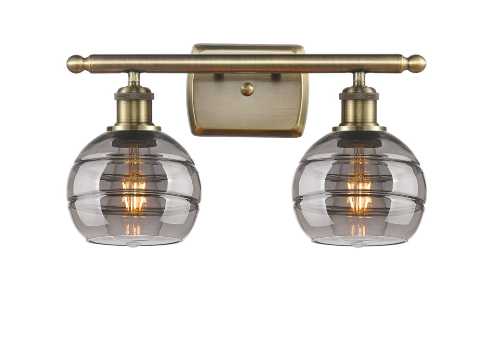 Innovations Lighting Rochester 6" Bath Vanity Light - Antique Brass Vanity Lights Innovations Lighting   