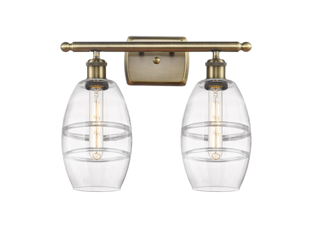 Innovations Lighting Vaz 6" Bath Vanity Light - Antique Brass