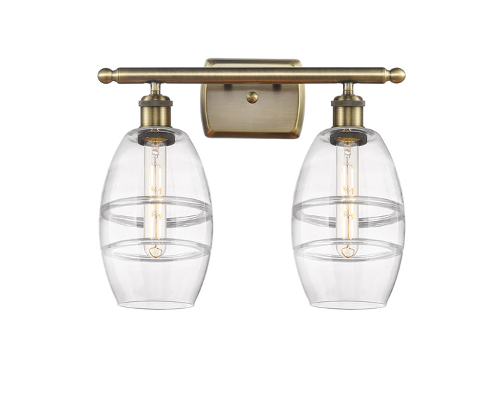 Innovations Lighting Vaz 6" Bath Vanity Light - Antique Brass Vanity Lights Innovations Lighting   