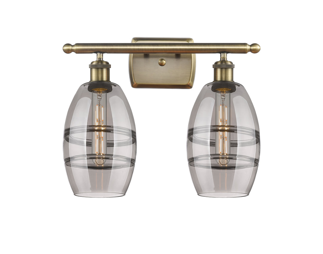 Innovations Lighting Vaz 6" Bath Vanity Light - Antique Brass Vanity Lights Innovations Lighting   