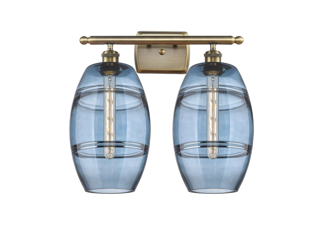 Innovations Lighting Vaz 8" Bath Vanity Light - Antique Brass Vanity Lights Innovations Lighting   