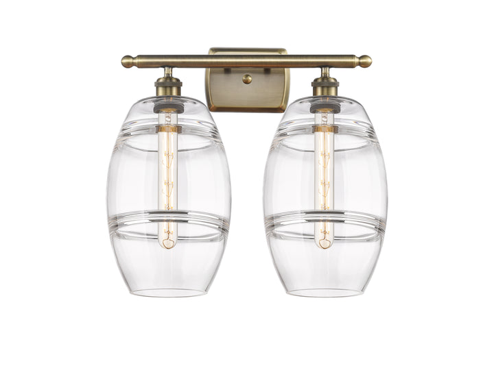 Innovations Lighting Vaz 8" Bath Vanity Light - Antique Brass Vanity Lights Innovations Lighting   