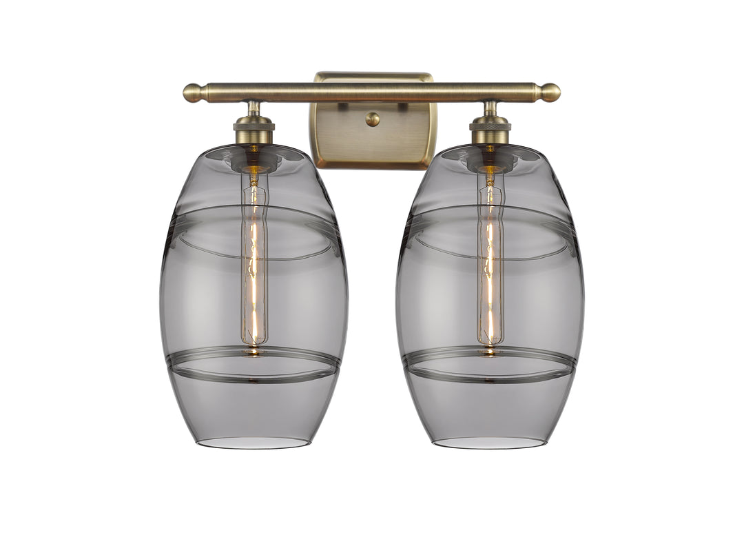 Innovations Lighting Vaz 8" Bath Vanity Light - Antique Brass Vanity Lights Innovations Lighting   