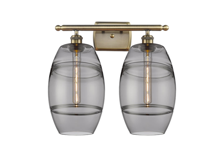 Innovations Lighting Vaz 8" Bath Vanity Light - Antique Brass Vanity Lights Innovations Lighting   