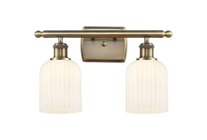 Innovations Lighting Bridal Veil 5" Bath Vanity Light - Antique Brass Vanity Lights Innovations Lighting   