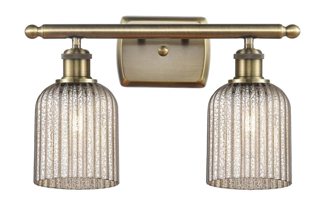 Innovations Lighting Bridal Veil 5" Bath Vanity Light - Antique Brass Vanity Lights Innovations Lighting   