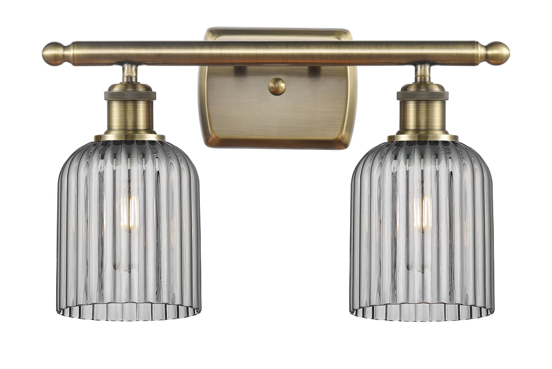 Innovations Lighting Bridal Veil 5" Bath Vanity Light - Antique Brass Vanity Lights Innovations Lighting   