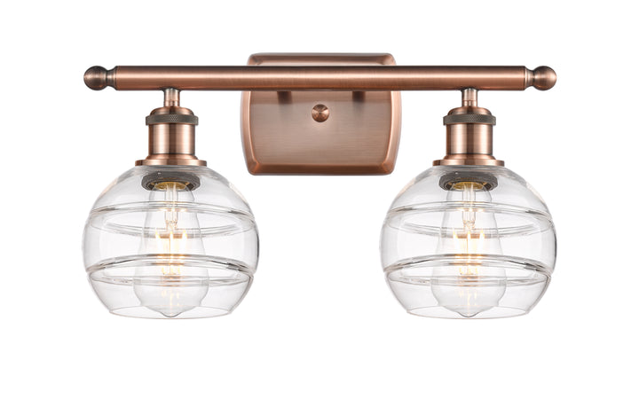 Innovations Lighting Rochester 6" Bath Vanity Light - Antique Copper Vanity Lights Innovations Lighting   