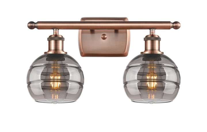 Innovations Lighting Rochester 6" Bath Vanity Light - Antique Copper Vanity Lights Innovations Lighting   