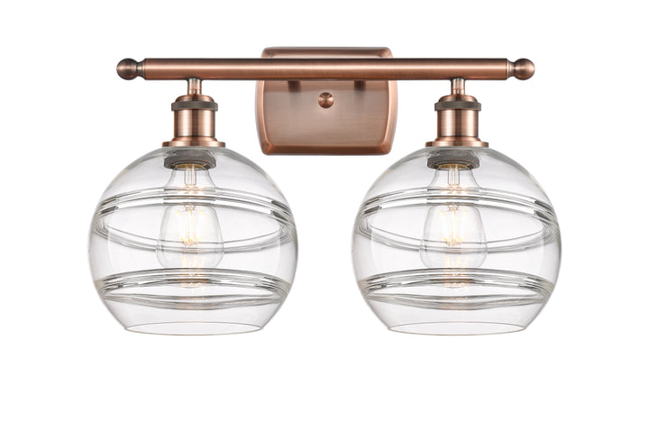 Innovations Lighting Rochester 8" Bath Vanity Light - Antique Copper