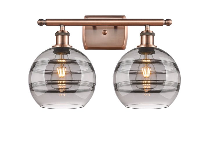 Innovations Lighting Rochester 8" Bath Vanity Light - Antique Copper