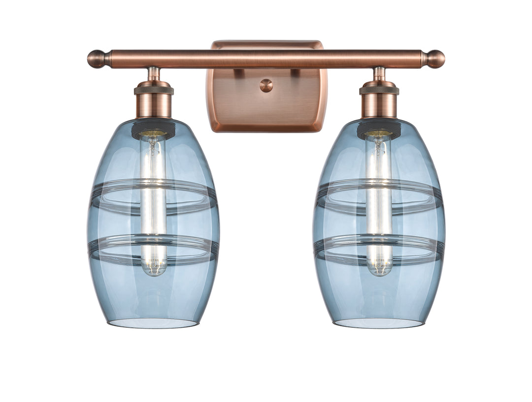 Innovations Lighting Vaz 6" Bath Vanity Light - Antique Copper Vanity Lights Innovations Lighting   