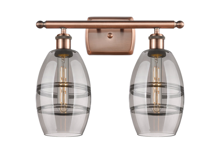 Innovations Lighting Vaz 6" Bath Vanity Light - Antique Copper Vanity Lights Innovations Lighting   