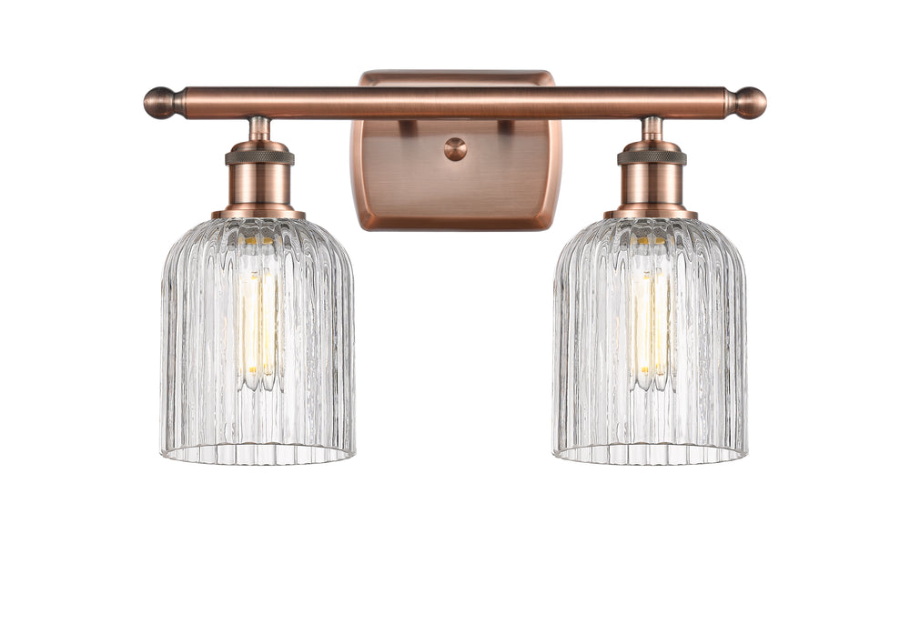 Innovations Lighting Bridal Veil 5" Bath Vanity Light - Antique Copper Vanity Lights Innovations Lighting   