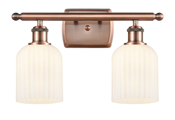 Innovations Lighting Bridal Veil 5" Bath Vanity Light - Antique Copper Vanity Lights Innovations Lighting   