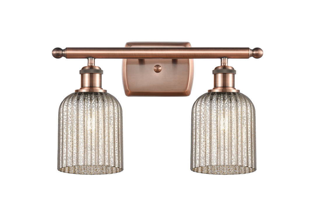 Innovations Lighting Bridal Veil 5" Bath Vanity Light - Antique Copper Vanity Lights Innovations Lighting   