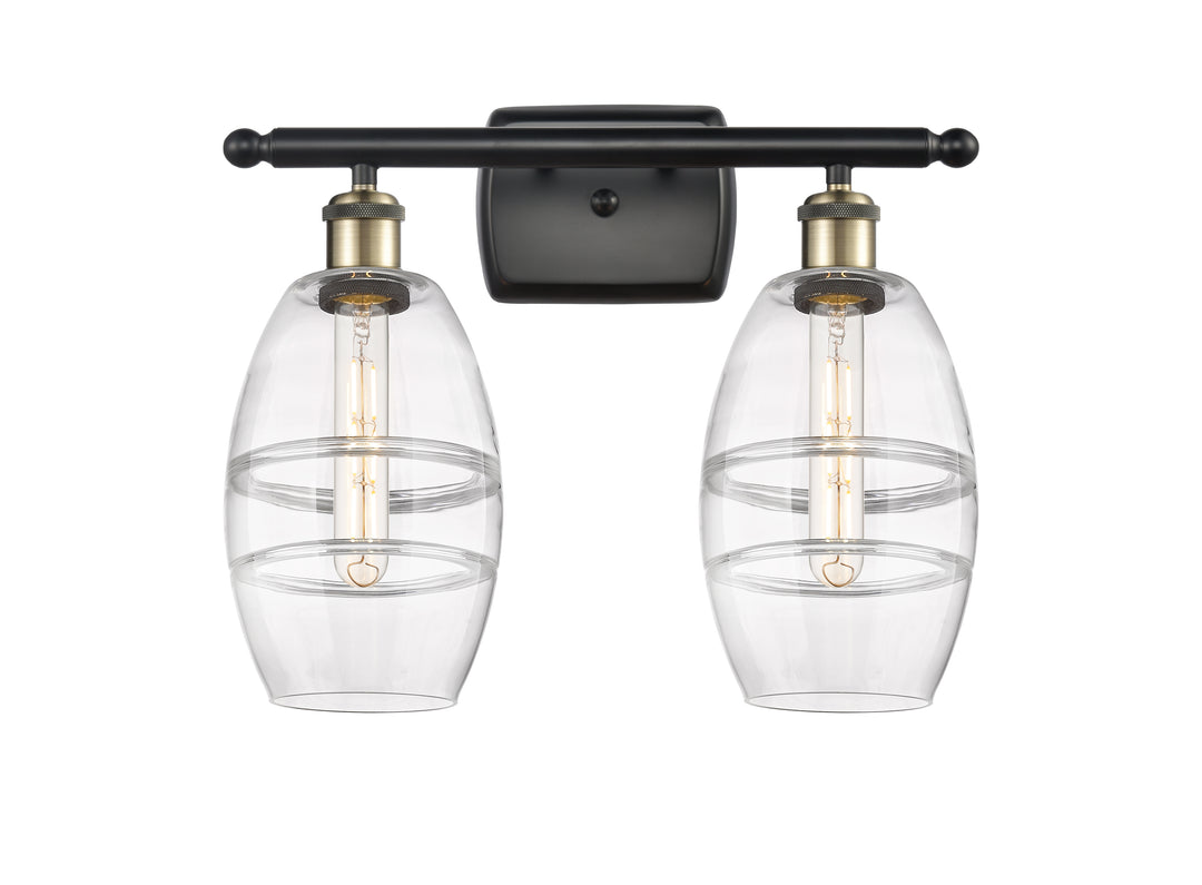 Innovations Lighting Vaz 6" Bath Vanity Light - Black Antique Brass