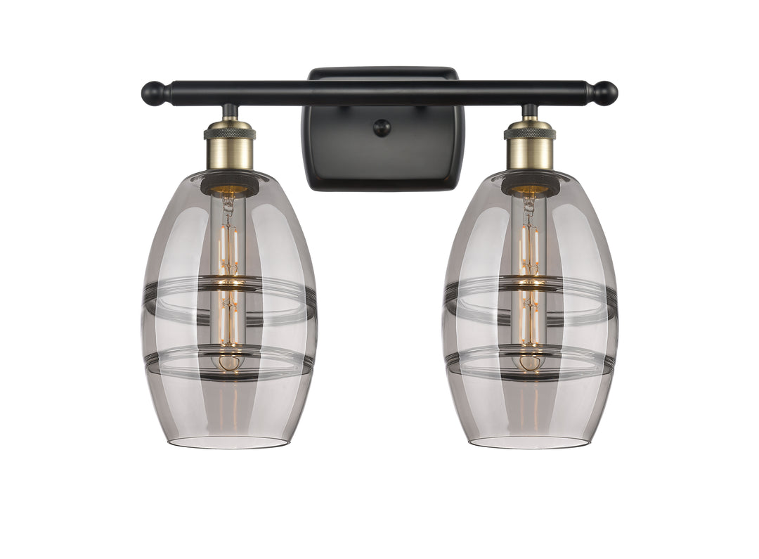 Innovations Lighting Vaz 6" Bath Vanity Light - Black Antique Brass