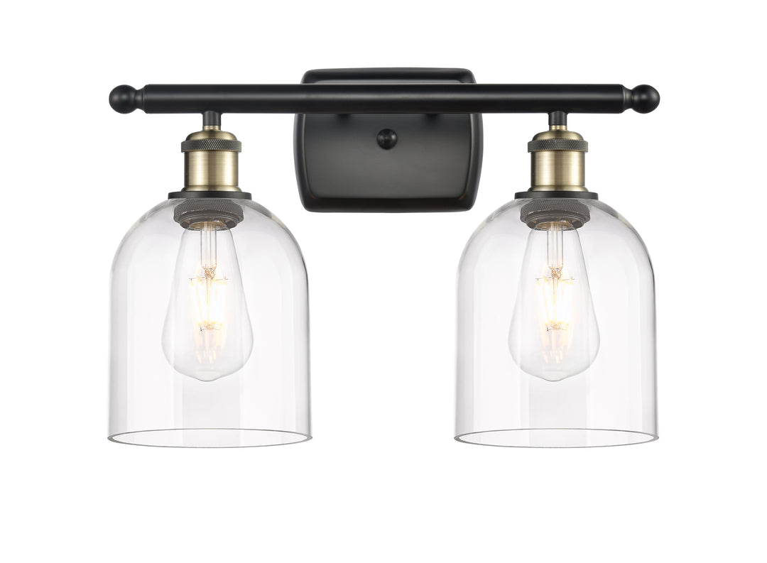 Innovations Lighting Bella 6" Bath Vanity Light - Black Antique Brass Vanity Lights Innovations Lighting   