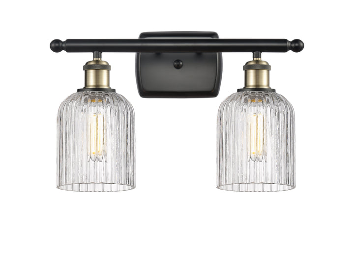 Innovations Lighting Bridal Veil 5" Bath Vanity Light - Black Antique Brass Vanity Lights Innovations Lighting   