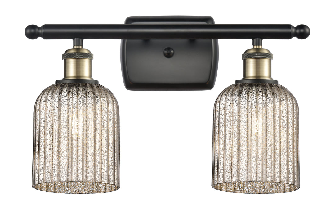 Innovations Lighting Bridal Veil 5" Bath Vanity Light - Black Antique Brass Vanity Lights Innovations Lighting   