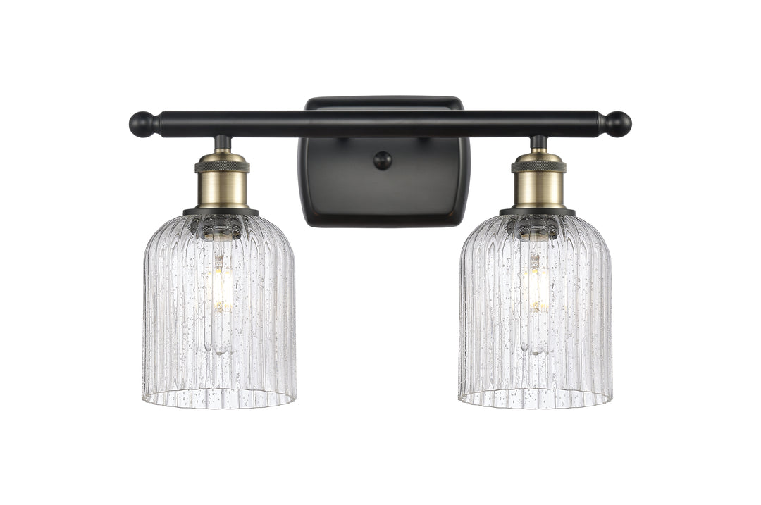 Innovations Lighting Bridal Veil 5" Bath Vanity Light - Black Antique Brass Vanity Lights Innovations Lighting   