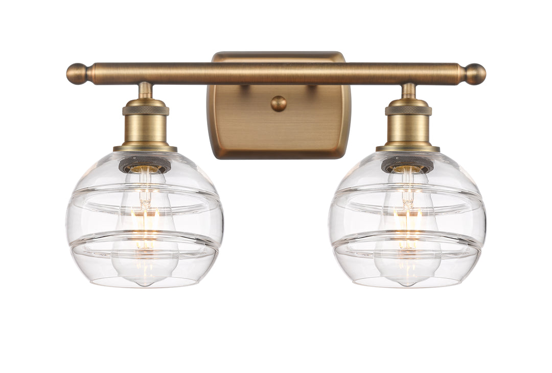 Innovations Lighting Rochester 6" Bath Vanity Light - Brushed Brass