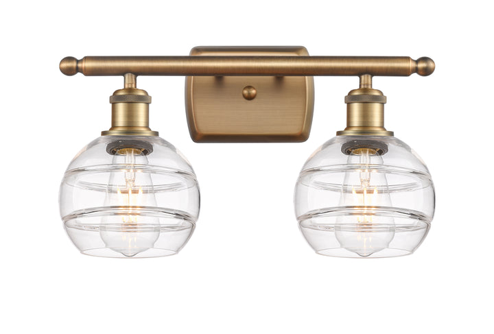 Innovations Lighting Rochester 6" Bath Vanity Light - Brushed Brass Vanity Lights Innovations Lighting   